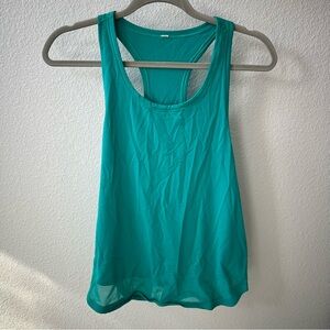LULULEMON Teal Racerback Tank Top